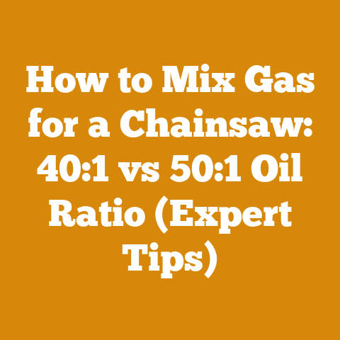 How to Mix Gas for a Chainsaw: 40:1 vs 50:1 Oil Ratio (Expert Tips)