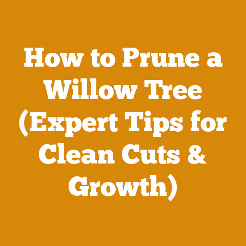 How to Prune a Willow Tree (Expert Tips for Clean Cuts & Growth)