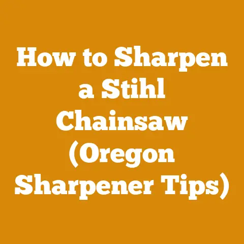 How to Sharpen a Stihl Chainsaw (Oregon Sharpener Tips)