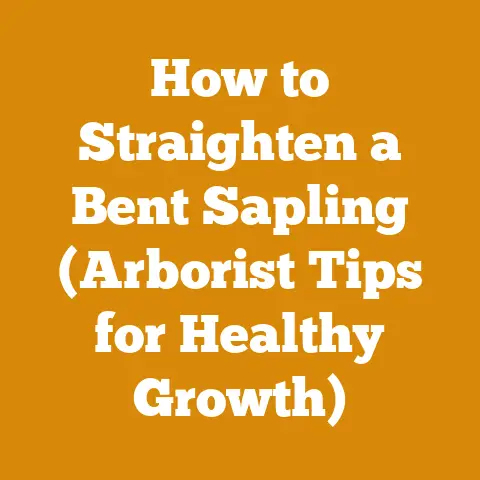 How to Straighten a Bent Sapling (Arborist Tips for Healthy Growth)