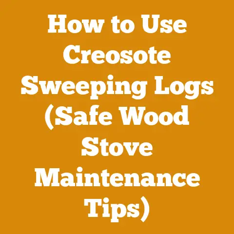 How to Use Creosote Sweeping Logs (Safe Wood Stove Maintenance Tips)