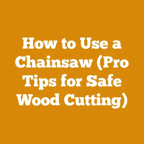 How to Use a Chainsaw (Pro Tips for Safe Wood Cutting)