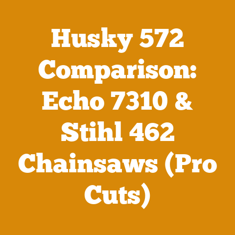 Husky 572 Comparison: Echo 7310 & Stihl 462 Chainsaws (Pro Cuts)