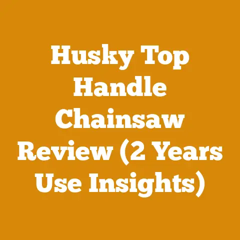 Husky Top Handle Chainsaw Review (2 Years Use Insights)