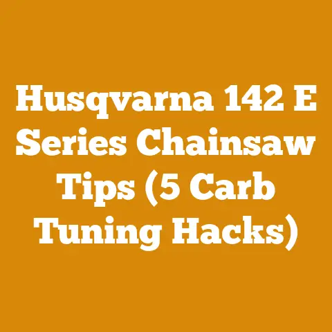 Husqvarna 142 E Series Chainsaw Tips (5 Carb Tuning Hacks)