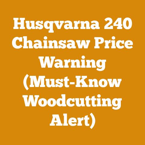 Husqvarna 240 Chainsaw Price Warning (Must-Know Woodcutting Alert)