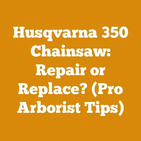 Husqvarna 350 Chainsaw: Repair or Replace? (Pro Arborist Tips)