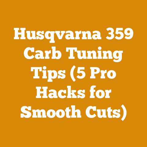 Husqvarna 359 Carb Tuning Tips (5 Pro Hacks for Smooth Cuts)