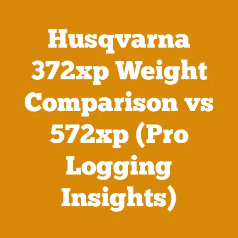 Husqvarna 372xp Weight Comparison vs 572xp (Pro Logging Insights)