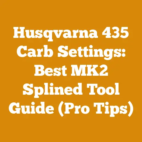 Husqvarna 435 Carb Settings: Best MK2 Splined Tool Guide (Pro Tips)