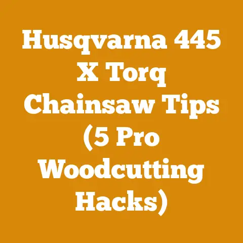 Husqvarna 445 X Torq Chainsaw Tips (5 Pro Woodcutting Hacks)