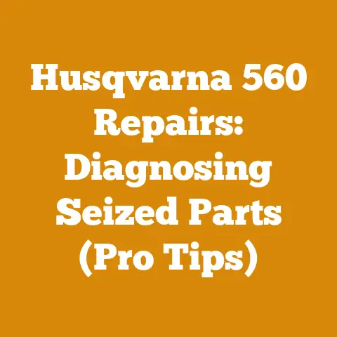 Husqvarna 560 Repairs: Diagnosing Seized Parts (Pro Tips)