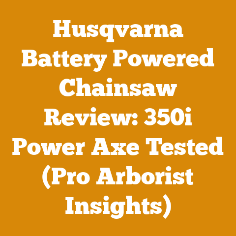 Husqvarna Battery Powered Chainsaw Review: 350i Power Axe Tested (Pro Arborist Insights)