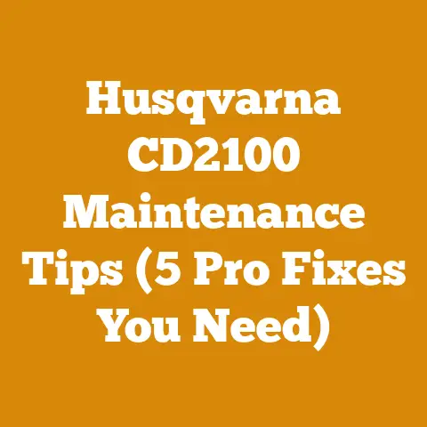 Husqvarna CD2100 Maintenance Tips (5 Pro Fixes You Need)