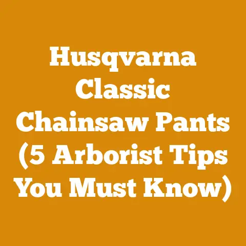 Husqvarna Classic Chainsaw Pants (5 Arborist Tips You Must Know)