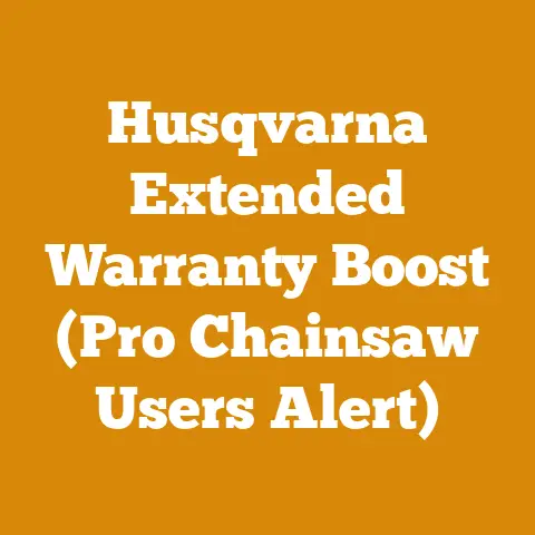 Husqvarna Extended Warranty Boost (Pro Chainsaw Users Alert)