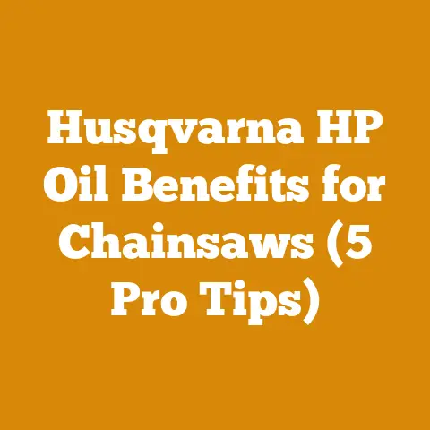 Husqvarna HP Oil Benefits for Chainsaws (5 Pro Tips)