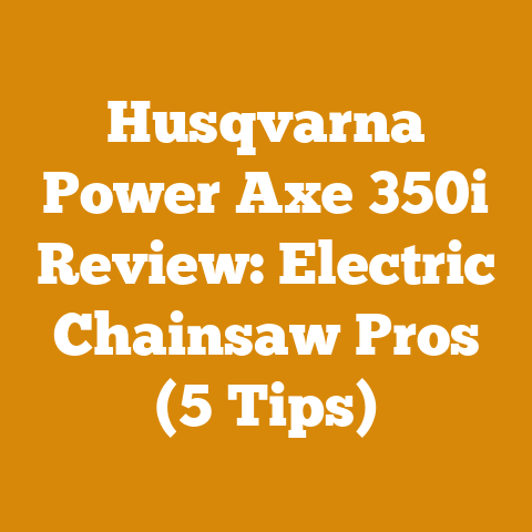 Husqvarna Power Axe 350i Review: Electric Chainsaw Pros (5 Tips)