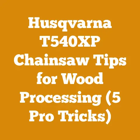 Husqvarna T540XP Chainsaw Tips for Wood Processing (5 Pro Tricks)