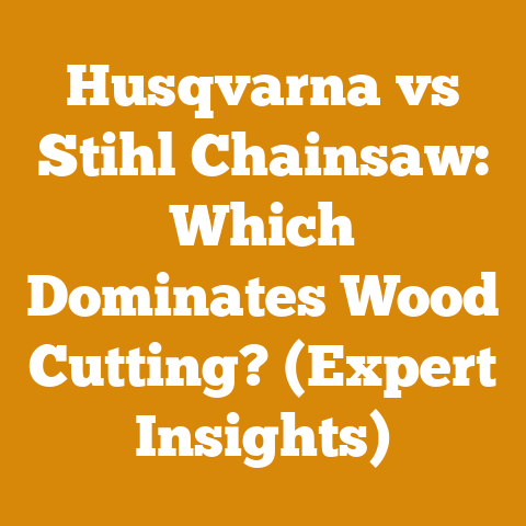 Husqvarna vs Stihl Chainsaw: Which Dominates Wood Cutting? (Expert Insights)