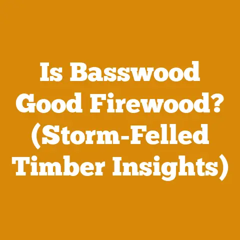 Is Basswood Good Firewood? (Storm-Felled Timber Insights)