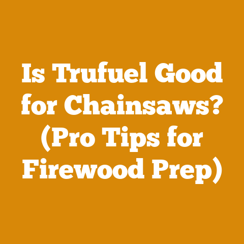 Is Trufuel Good for Chainsaws? (Pro Tips for Firewood Prep)