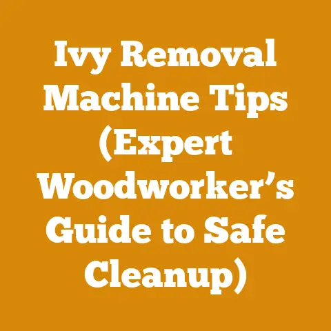 Ivy Removal Machine Tips (Expert Woodworker’s Guide to Safe Cleanup)