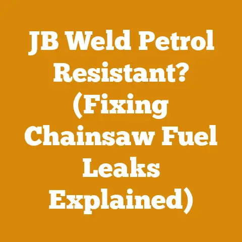 JB Weld Petrol Resistant? (Fixing Chainsaw Fuel Leaks Explained)