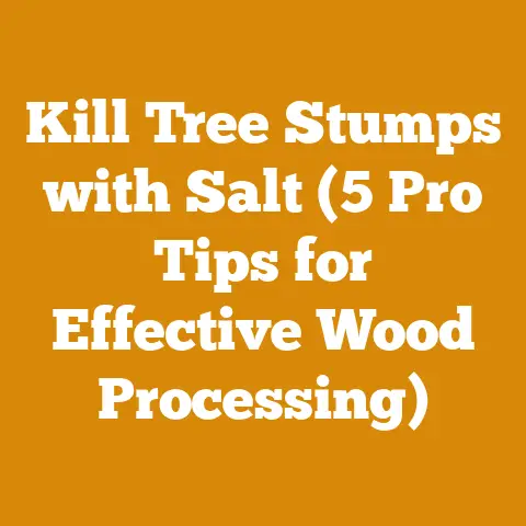 Kill Tree Stumps with Salt (5 Pro Tips for Effective Wood Processing)