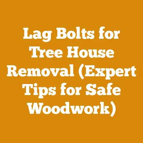 Lag Bolts for Tree House Removal (Expert Tips for Safe Woodwork)