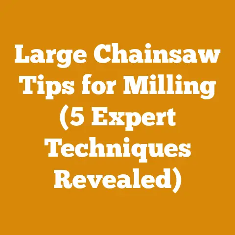 Large Chainsaw Tips for Milling (5 Expert Techniques Revealed)