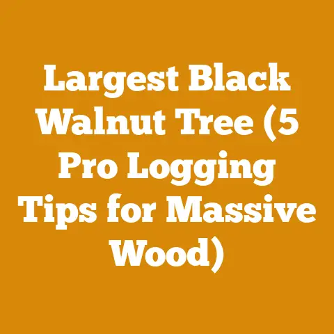 Largest Black Walnut Tree (5 Pro Logging Tips for Massive Wood)