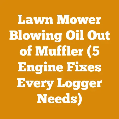 Lawn Mower Blowing Oil Out of Muffler (5 Engine Fixes Every Logger Needs)
