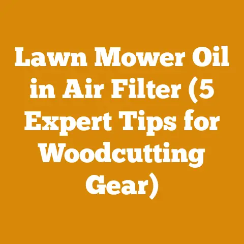 Lawn Mower Oil in Air Filter (5 Expert Tips for Woodcutting Gear)
