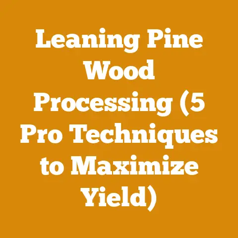Leaning Pine Wood Processing (5 Pro Techniques to Maximize Yield)
