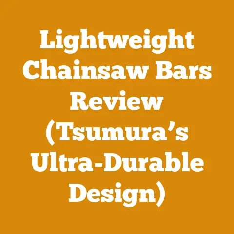 Lightweight Chainsaw Bars Review (Tsumura’s Ultra-Durable Design)