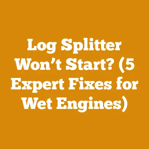 Log Splitter Won’t Start? (5 Expert Fixes for Wet Engines)