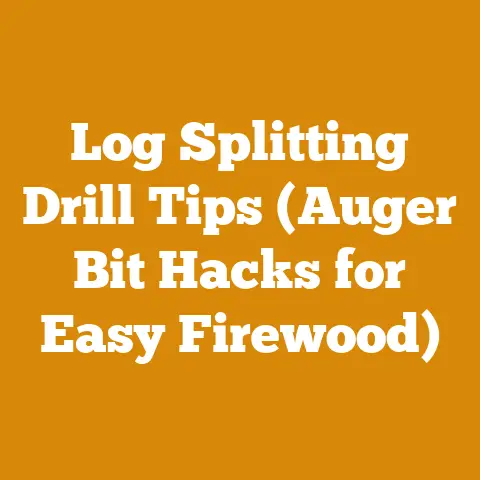 Log Splitting Drill Tips (Auger Bit Hacks for Easy Firewood)