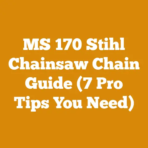 MS 170 Stihl Chainsaw Chain Guide (7 Pro Tips You Need)