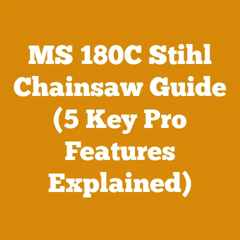 MS 180C Stihl Chainsaw Guide (5 Key Pro Features Explained)