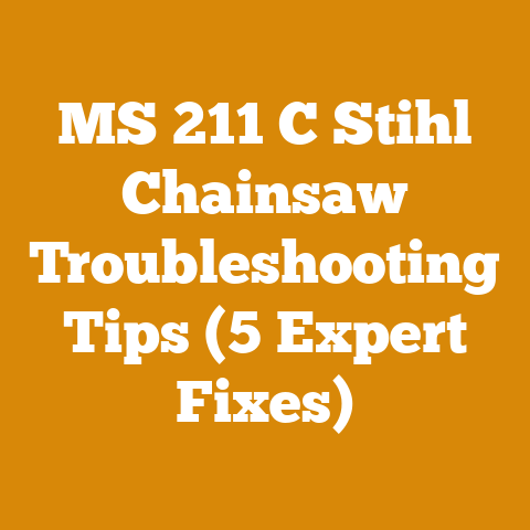 MS 211 C Stihl Chainsaw Troubleshooting Tips (5 Expert Fixes)
