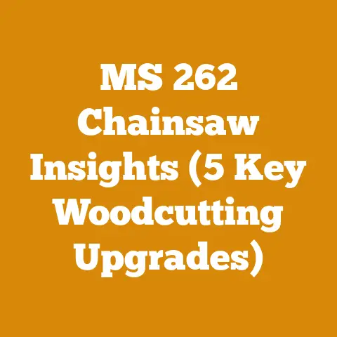 MS 262 Chainsaw Insights (5 Key Woodcutting Upgrades)