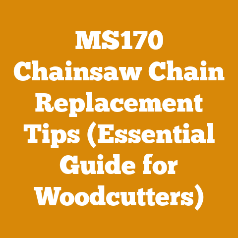 MS170 Chainsaw Chain Replacement Tips (Essential Guide for Woodcutters)