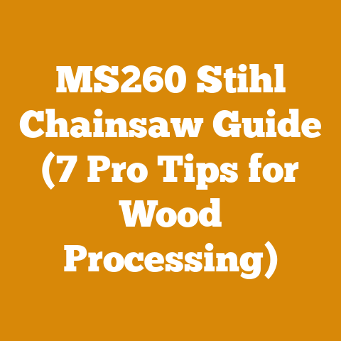 MS260 Stihl Chainsaw Guide (7 Pro Tips for Wood Processing)
