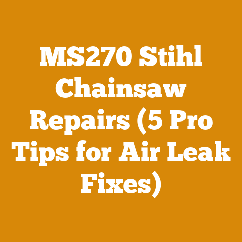 MS270 Stihl Chainsaw Repairs (5 Pro Tips for Air Leak Fixes)