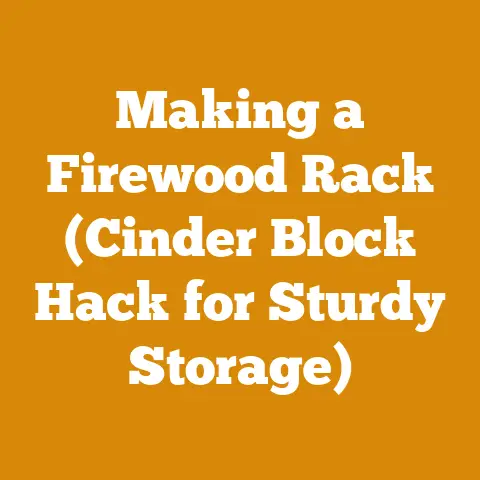 Making a Firewood Rack (Cinder Block Hack for Sturdy Storage)