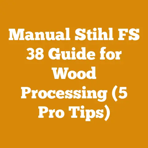 Manual Stihl FS 38 Guide for Wood Processing (5 Pro Tips)