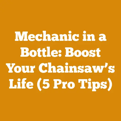 Mechanic in a Bottle: Boost Your Chainsaw’s Life (5 Pro Tips)