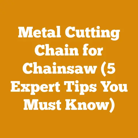 Metal Cutting Chain for Chainsaw (5 Expert Tips You Must Know)