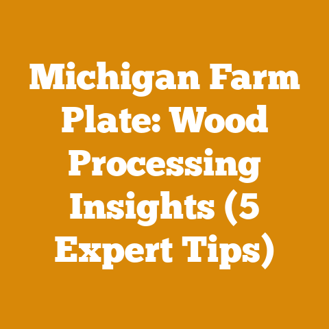 Michigan Farm Plate: Wood Processing Insights (5 Expert Tips)